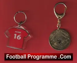 Manchester United Football Keyrings + Roy Keane