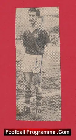 Manchester United Freddie Goodwin Autographed Signed 1950s