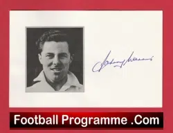 Manchester United Johnny Morris Signed Autograph Man Utd 1941 – 1949