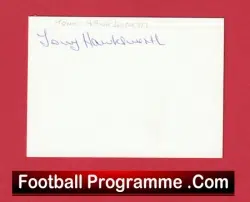 Manchester United Tony Hawksworth Autograph Man Utd Footballer 1955 – 1958
