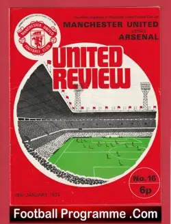 Manchester United v Arsenal 1974