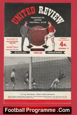 Manchester United v Aston Villa 1962 – Man Utd