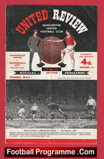 Manchester United v Birmingham City 1960 – Maurice Setters Debut