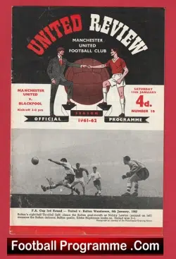 Manchester United v Blackpool 1962 – Man Utd