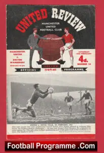 Manchester United v Bolton Wanderers 1961 – Man Utd
