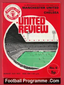Manchester United v Chelsea 1972 – Man United