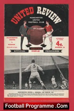 Manchester United v Fulham 1961 – Man United