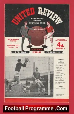 Manchester United v Leicester City 1960 – Manchester Utd