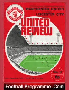 Manchester United v Leicester City 1973 – Man Utd