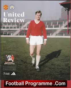 Manchester United v Manchester City 2023 - Bobby Charlton Tribute - football programme