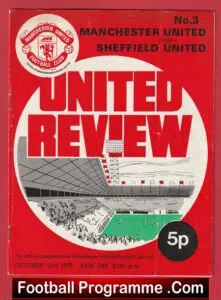 Manchester United v Sheffield United 1971