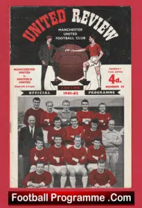 Manchester United v Sheffield United 1962 – Man Utd