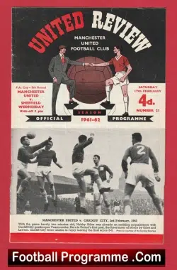 Manchester United v Sheffield Wednesday 1962 – FA Cup
