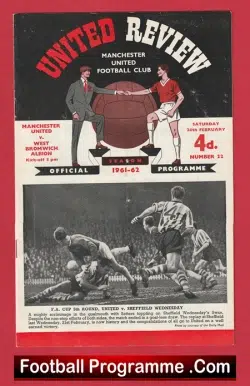 Manchester United v WBA 1962 – Man Utd