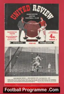 Manchester United v Wolves 1961 – Man Utd