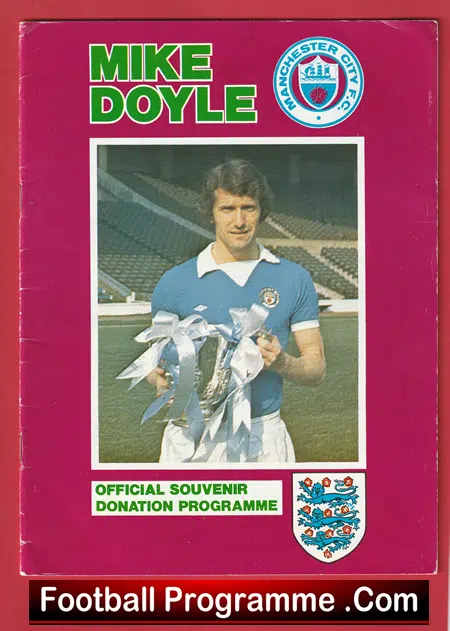 Mike Doyle Testimonial Benefit Match Man City 1978 - Image 2