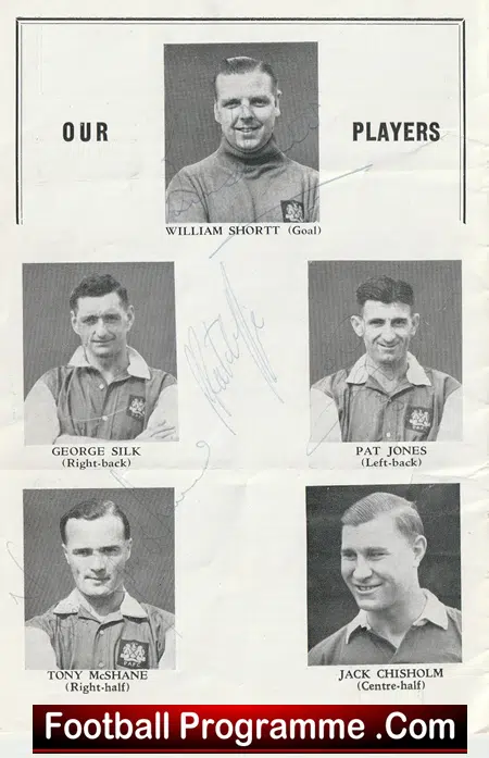 Plymouth Argyle v Wolves 1951 - Multi Autographed Signed - Image 3