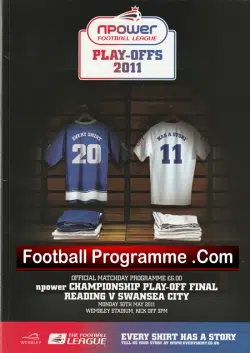 Reading v Swansea City 2011 – Championship Final at Wembley + Ticket