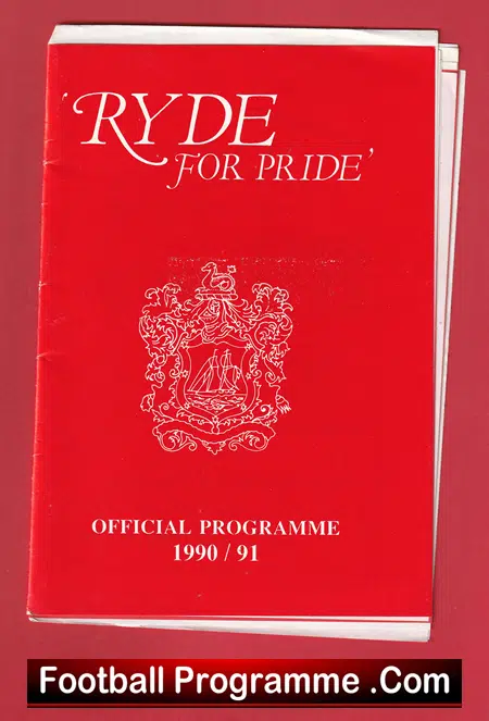 Ryde Sports v Burnley 1990 - Printers Error - Image 2