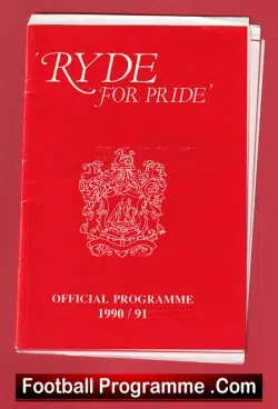 Ryde Sports v Burnley 1990 – Printers Error