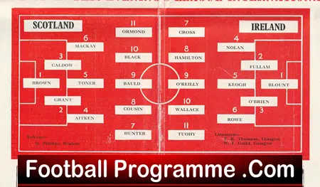 Scottish League v League Of Ireland 1958 - at Glasgow Rangers - Image 3