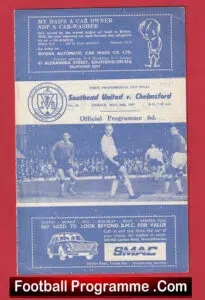 Southend United v Chelmsford City 1967 – Essex Cup Final