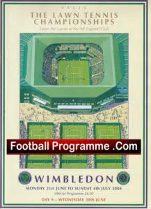 Wimbledon British Lawn Tennis Championships Final 2004