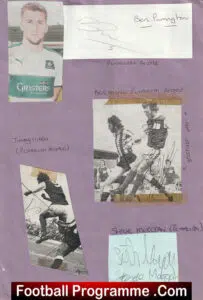 Plymouth Argyle Football Club Multi Autograph Collection 1
