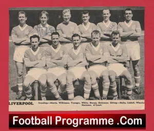 Liverpool Football Club Multi Autographed Signed Team Picture 50s