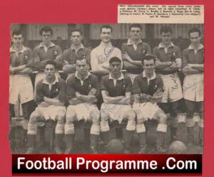Gillingham Football Club Multi Autographed Signed Team Picture 1950’s