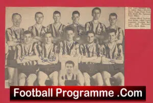 Port Vale Football Club Multi Autographed Signed Team Picture 1950’s