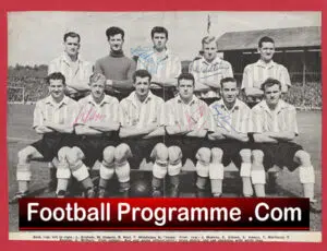 Lincoln City Football Club Multi Autographed Signed Team Picture 1950’s