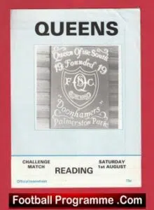 Queen Of The South v Reading 1987 – QOS