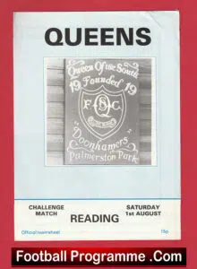 Queen Of The South v Reading 1987 – QOS