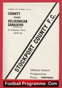 Stockport County v Zeljeznicar Sarajevo 1978 – Edgeley Park Friendly Match
