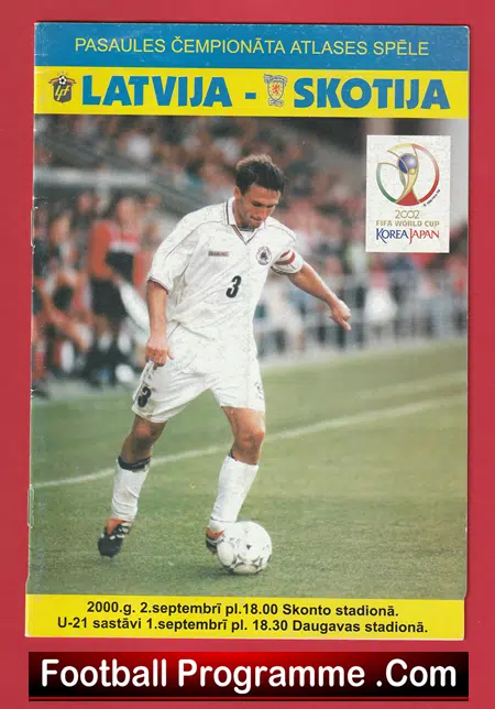 Latvia v Scotland 2000 - Daugavas Stadium - Image 2