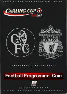 Chelsea v Liverpool 2005 – League Cup Final Cardiff