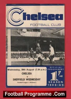 Chelsea v Sheffield Wednesday 1968