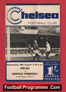 Chelsea v Sheffield Wednesday 1968