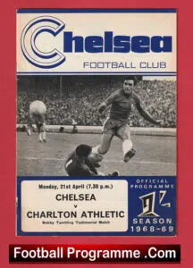 Chelsea v Charlton Athletic 1969 – Bobby Tambling Testimonial