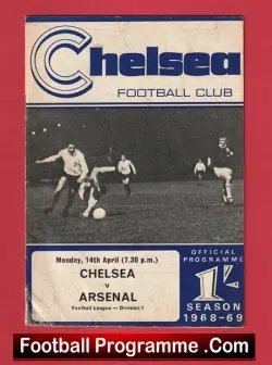 Chelsea v Arsenal 1969