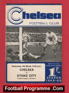 Chelsea v Stoke City 1969