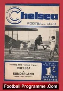 Chelsea v Sunderland 1969