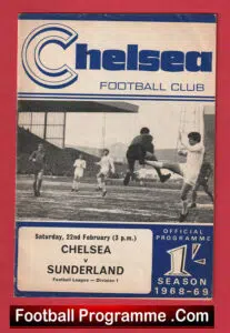 Chelsea v Sunderland 1969
