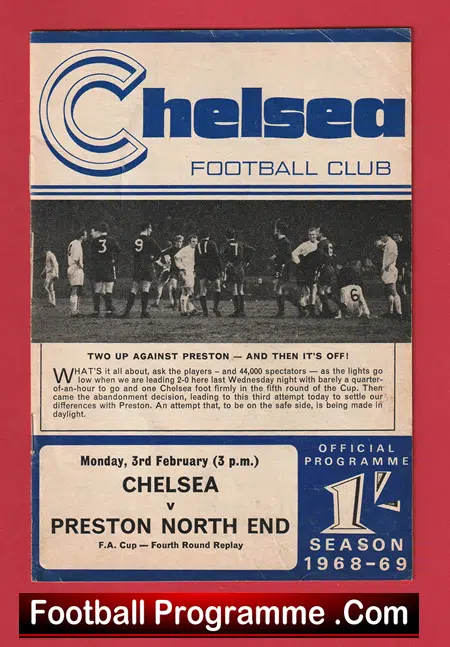 Chelsea v Preston 1969 - FA Cup - Image 2
