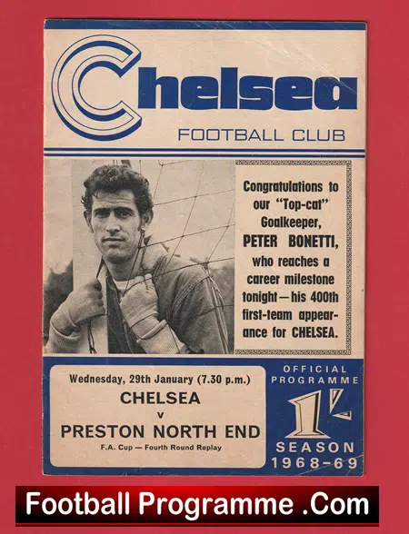 Chelsea v Preston 1969 - FA Cup Replay - Image 2