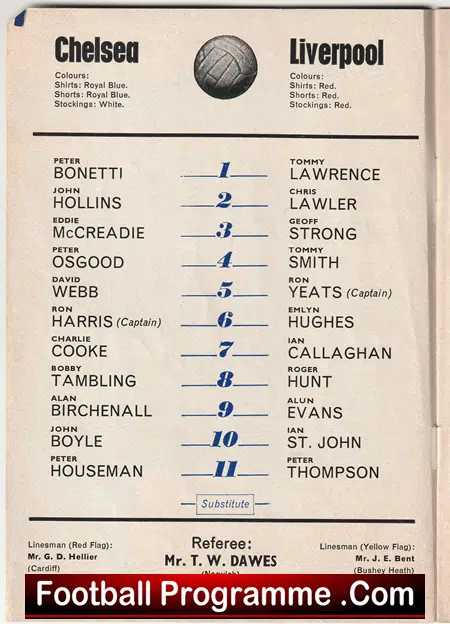 Chelsea v Liverpool 1969 - Image 3