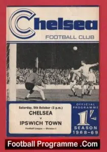 Chelsea v Ipswich Town 1968