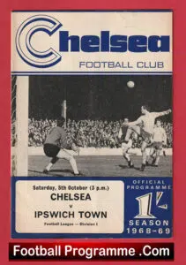 Chelsea v Ipswich Town 1968