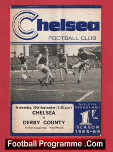 Chelsea v Derby County 1968
